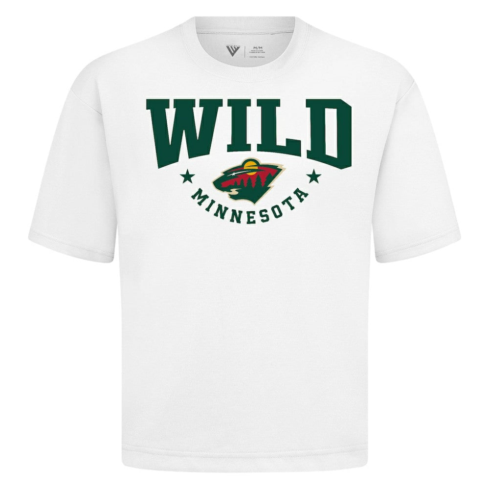 Minnesota Wild Levelwear Luxe Signature Knit T-Shirt - White T-shirts