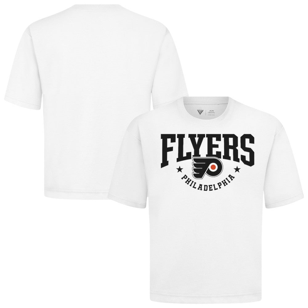 Philadelphia Flyers Levelwear Luxe Signature Knit T-Shirt - White T-shirts