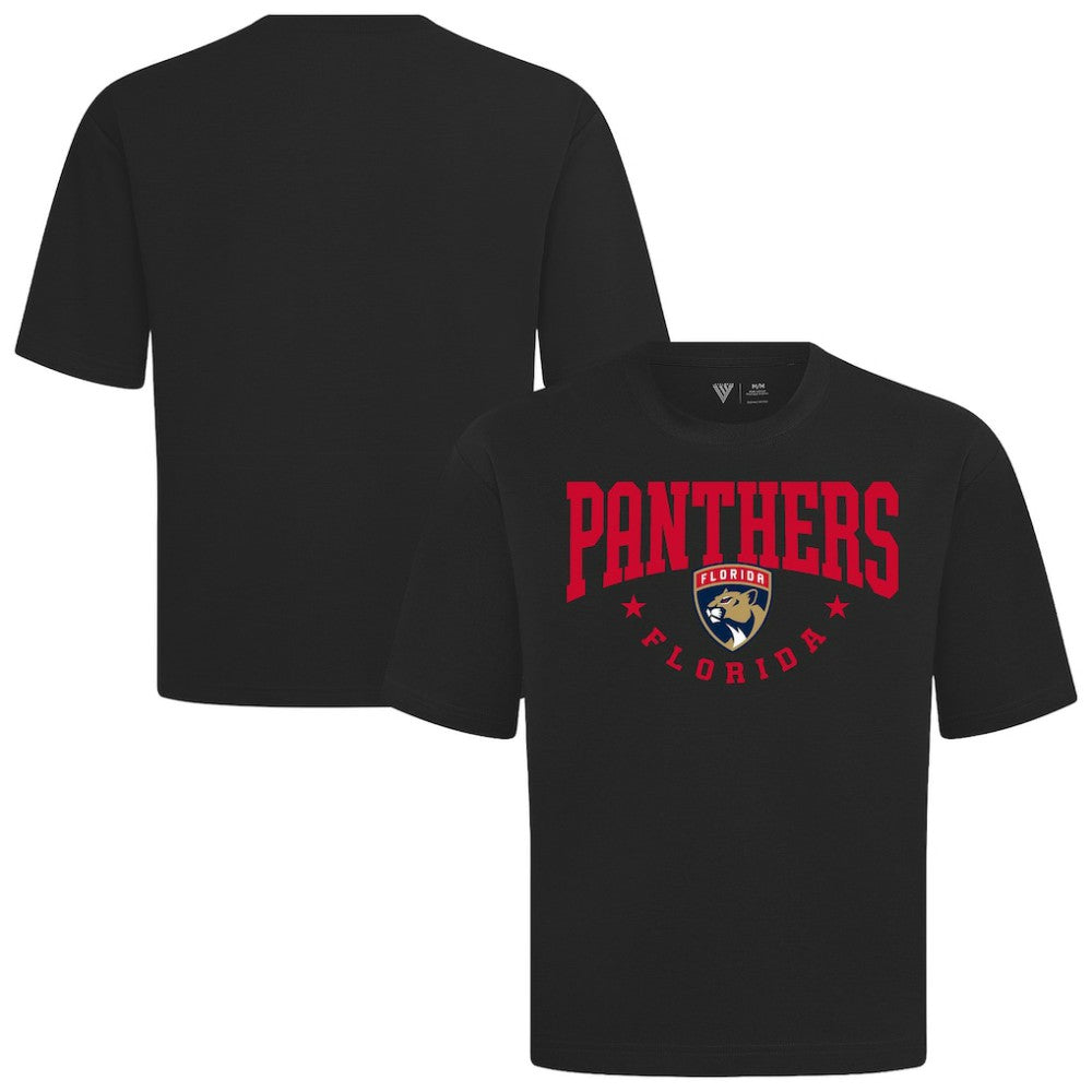 Florida Panthers Levelwear Luxe Signature Knit T-Shirt - Black T-shirts