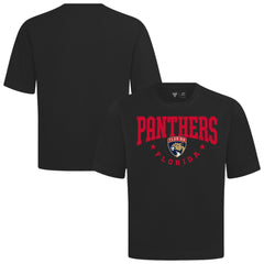 Florida Panthers Levelwear Luxe Signature Knit T-Shirt - Black T-shirts