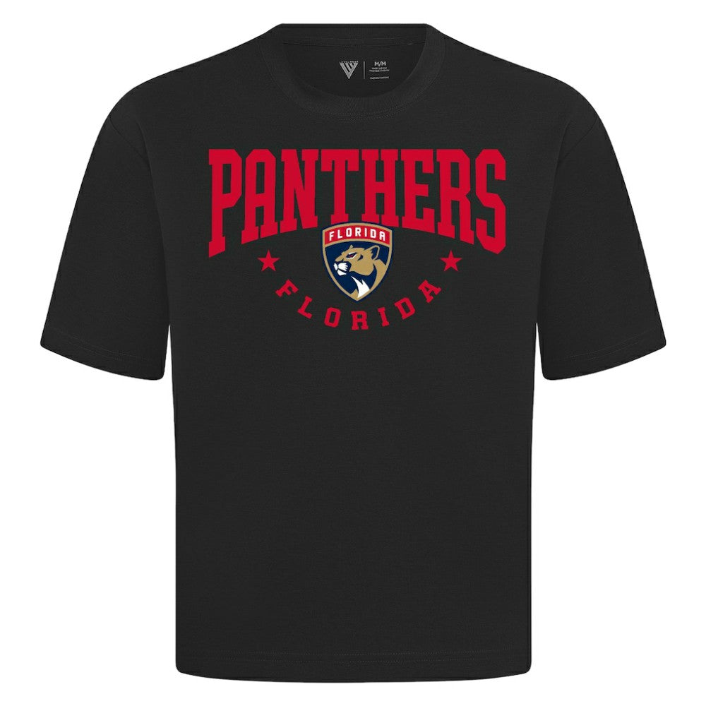 Florida Panthers Levelwear Luxe Signature Knit T-Shirt - Black T-shirts