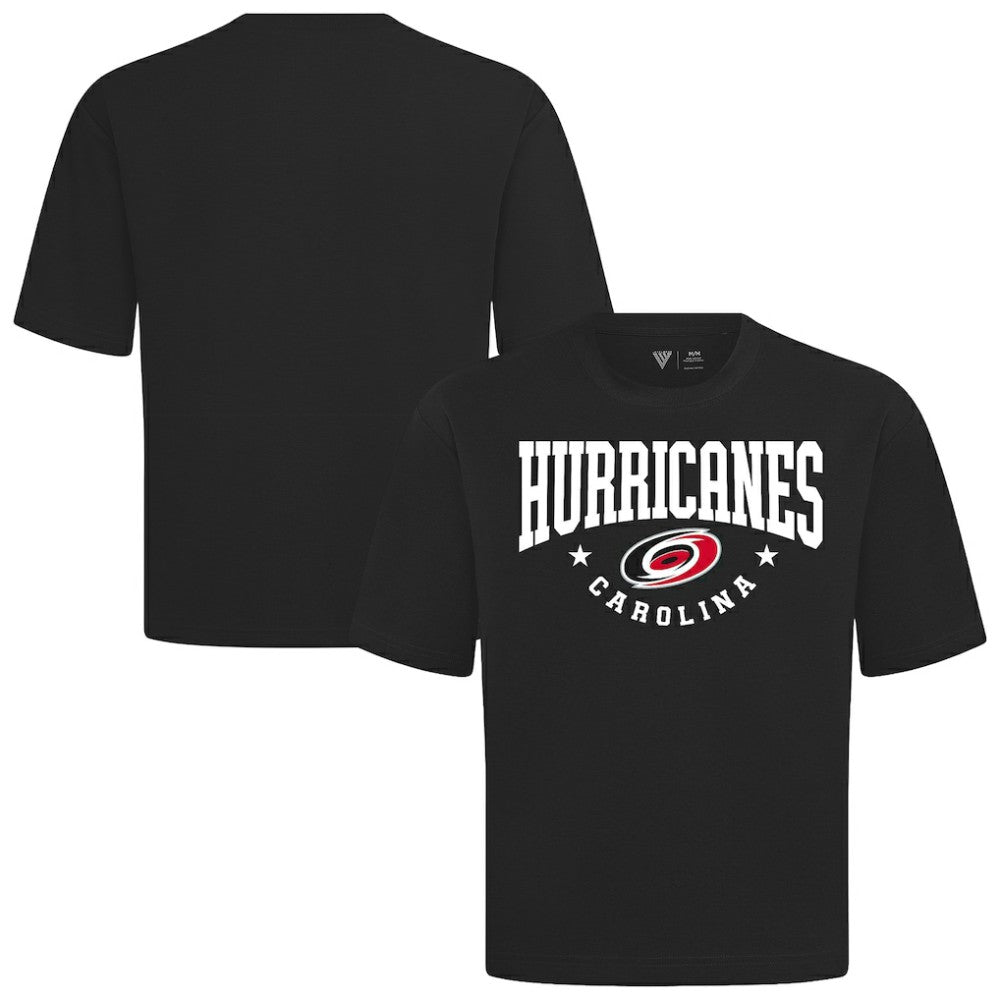 Carolina Hurricanes Levelwear Luxe Signature Knit T-Shirt - Black T-shirts