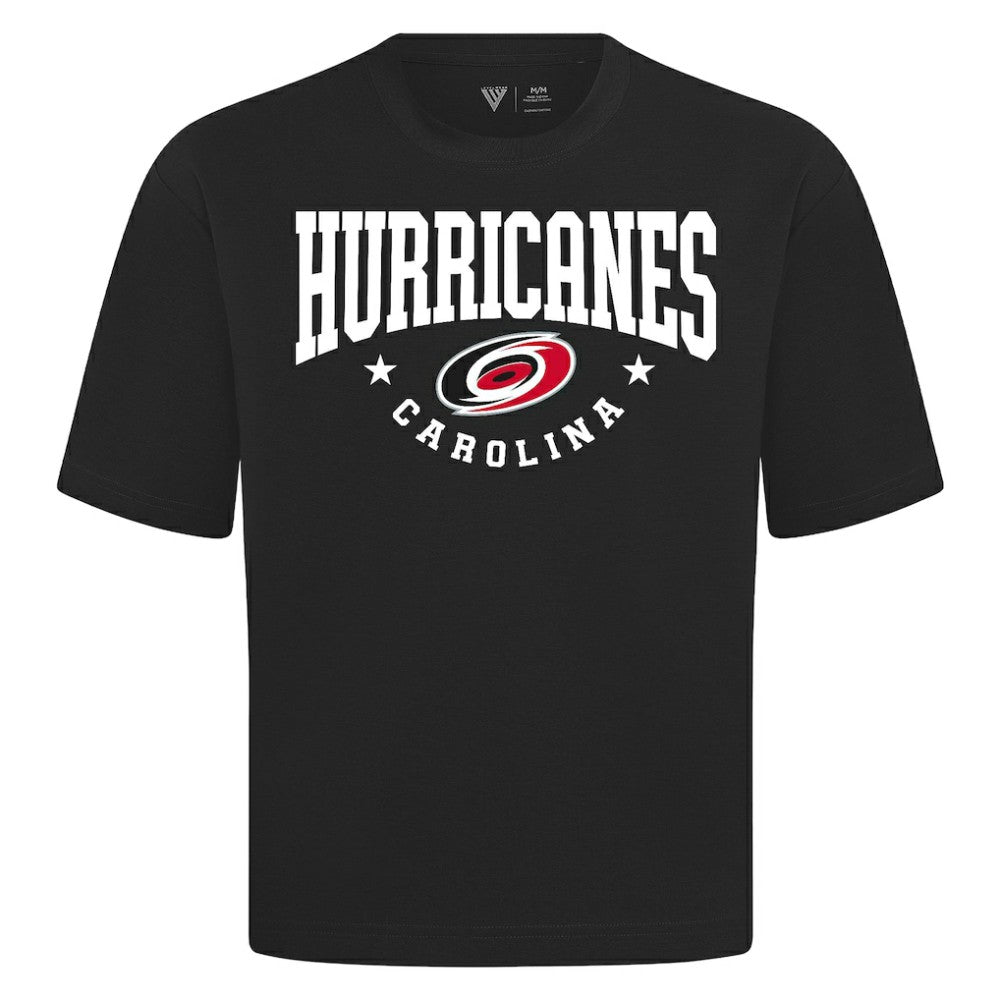 Carolina Hurricanes Levelwear Luxe Signature Knit T-Shirt - Black T-shirts