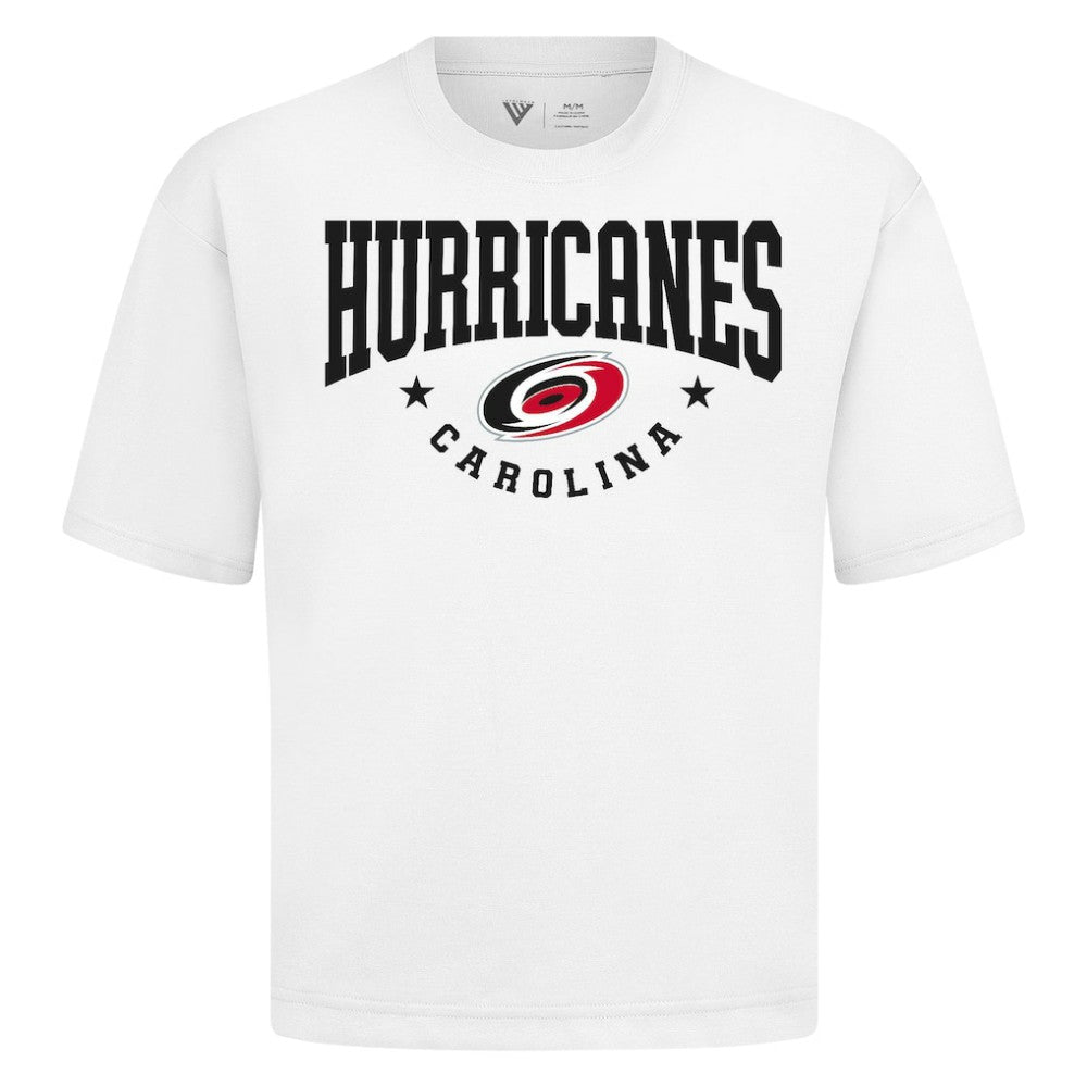 Carolina Hurricanes Levelwear Luxe Signature Knit T-Shirt - White T-shirts