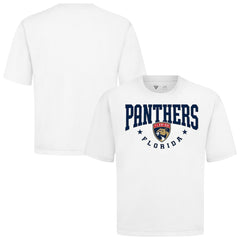 Florida Panthers Levelwear Luxe Signature Knit T-Shirt - White T-shirts
