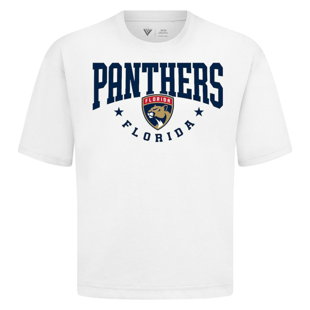 Florida Panthers Levelwear Luxe Signature Knit T-Shirt - White T-shirts