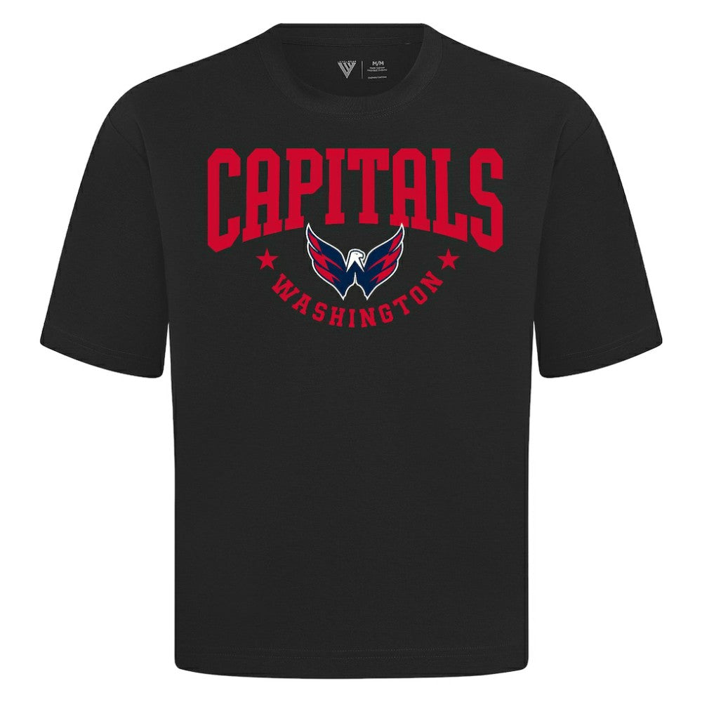 Washington Capitals Levelwear Luxe Signature Knit T-Shirt - Black T-shirts