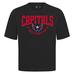 Washington Capitals Levelwear Luxe Signature Knit T-Shirt - Black T-shirts