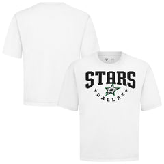 Dallas Stars Levelwear Luxe Signature Knit T-Shirt - White T-shirts