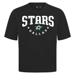 Dallas Stars Levelwear Luxe Signature Knit T-Shirt - Black T-shirts