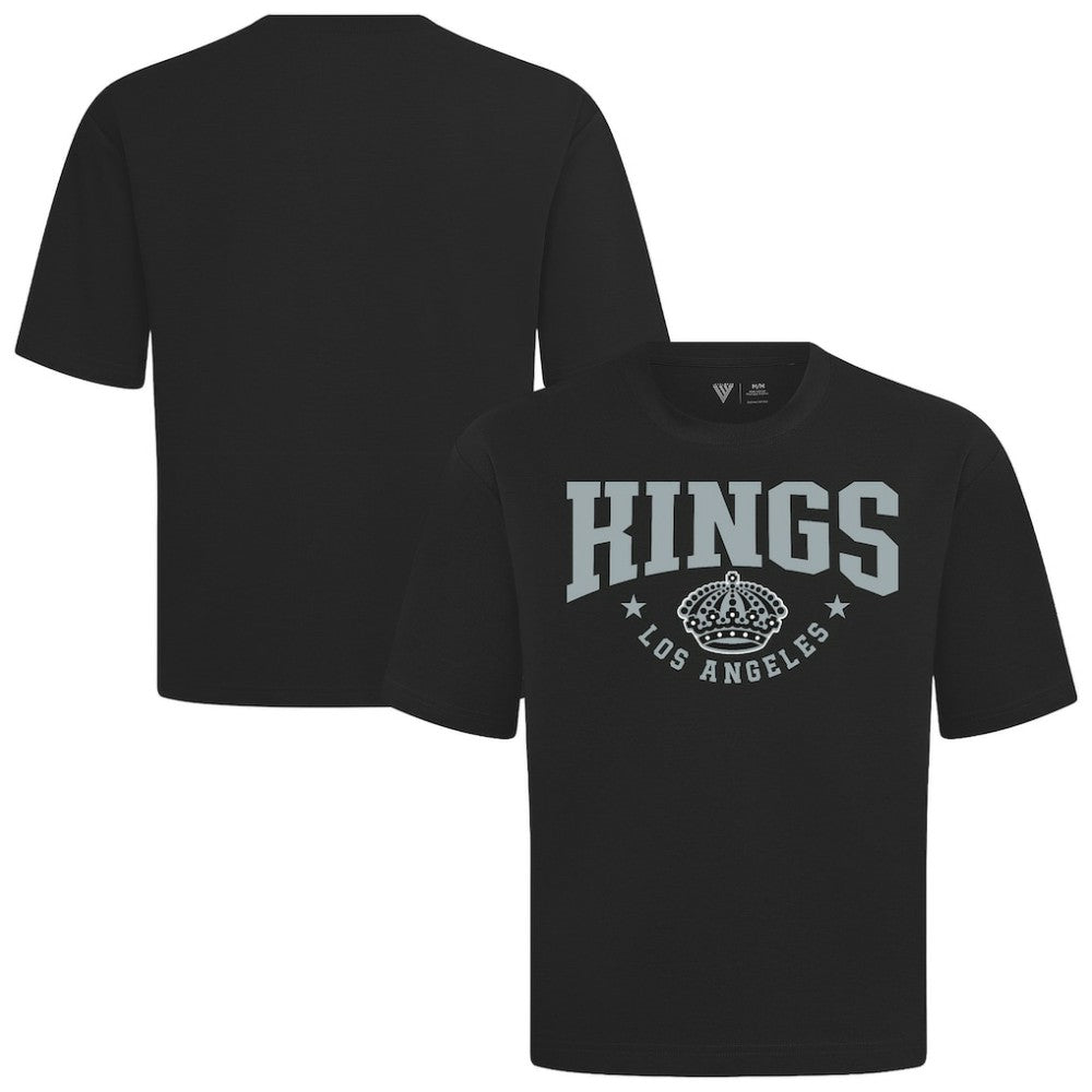 Los Angeles Kings Levelwear Luxe Signature Knit T-Shirt - Black T-shirts