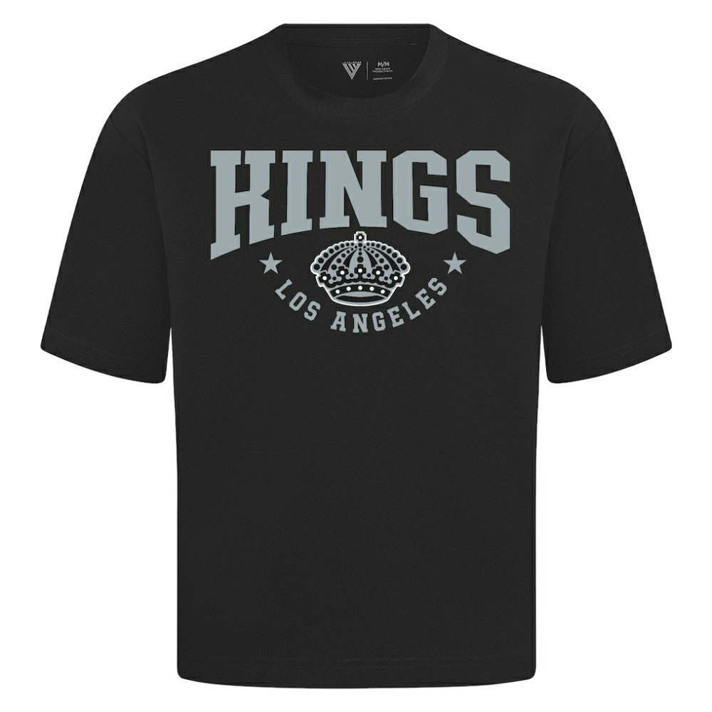 Los Angeles Kings Levelwear Luxe Signature Knit T-Shirt - Black T-shirts