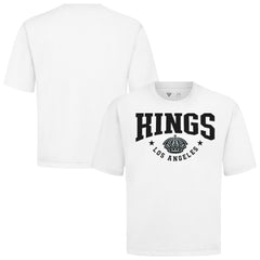 Los Angeles Kings Levelwear Luxe Signature Knit T-Shirt - White T-shirts