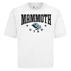 Utah Mammoth Levelwear Luxe Signature Knit T-Shirt - White T-shirts