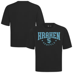 Seattle Kraken Levelwear Luxe Signature Knit T-Shirt - Black T-shirts