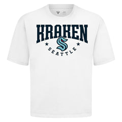 Seattle Kraken Levelwear Luxe Signature Knit T-Shirt - White T-shirts
