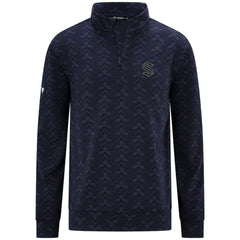 Seattle Kraken Levelwear Chameleon Quarter-Zip Sweatshirt - Navy Sweatshirts