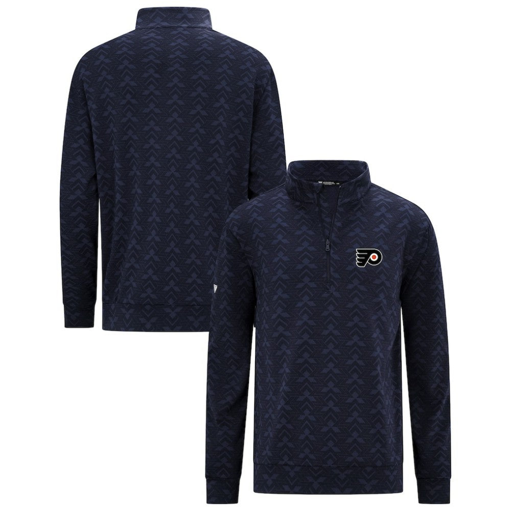 Philadelphia Flyers Levelwear Chameleon Quarter-Zip Sweatshirt - Navy Sweatshirts