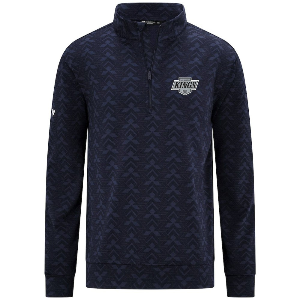 Los Angeles Kings Levelwear Chameleon Quarter-Zip Sweatshirt - Navy Sweatshirts