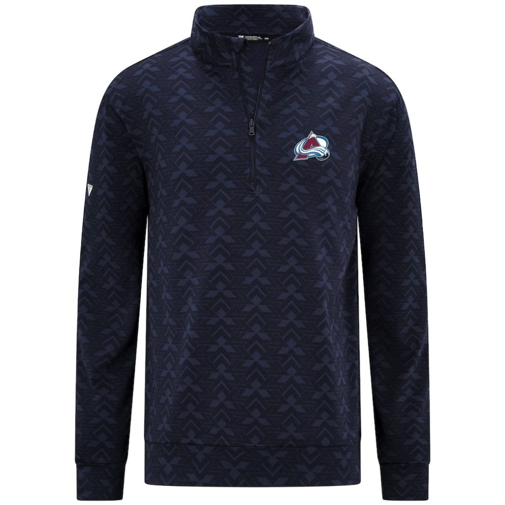 Colorado Avalanche Levelwear Chameleon Quarter-Zip Sweatshirt - Navy Sweatshirts