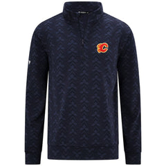 Calgary Flames Levelwear Chameleon Quarter-Zip Sweatshirt - Navy Sweatshirts