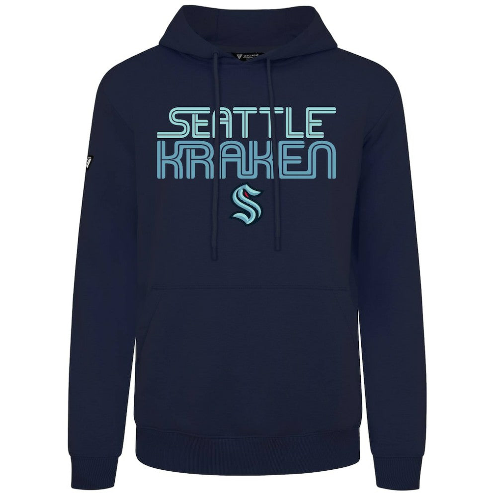 Seattle Kraken Levelwear Podium Lanes Hoodie - Deep Sea Blue Hoodies