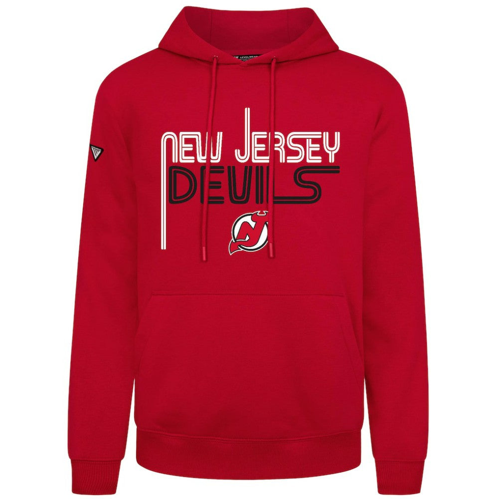 New Jersey Devils Levelwear Podium Lanes Hoodie - Red Jerseys