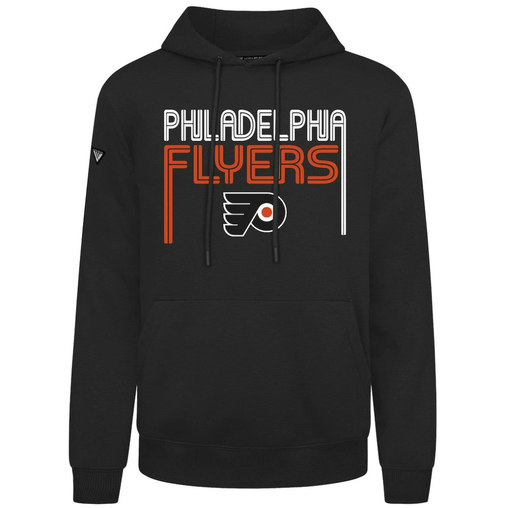 Philadelphia Flyers Levelwear Podium Lanes Hoodie - Black Hoodies