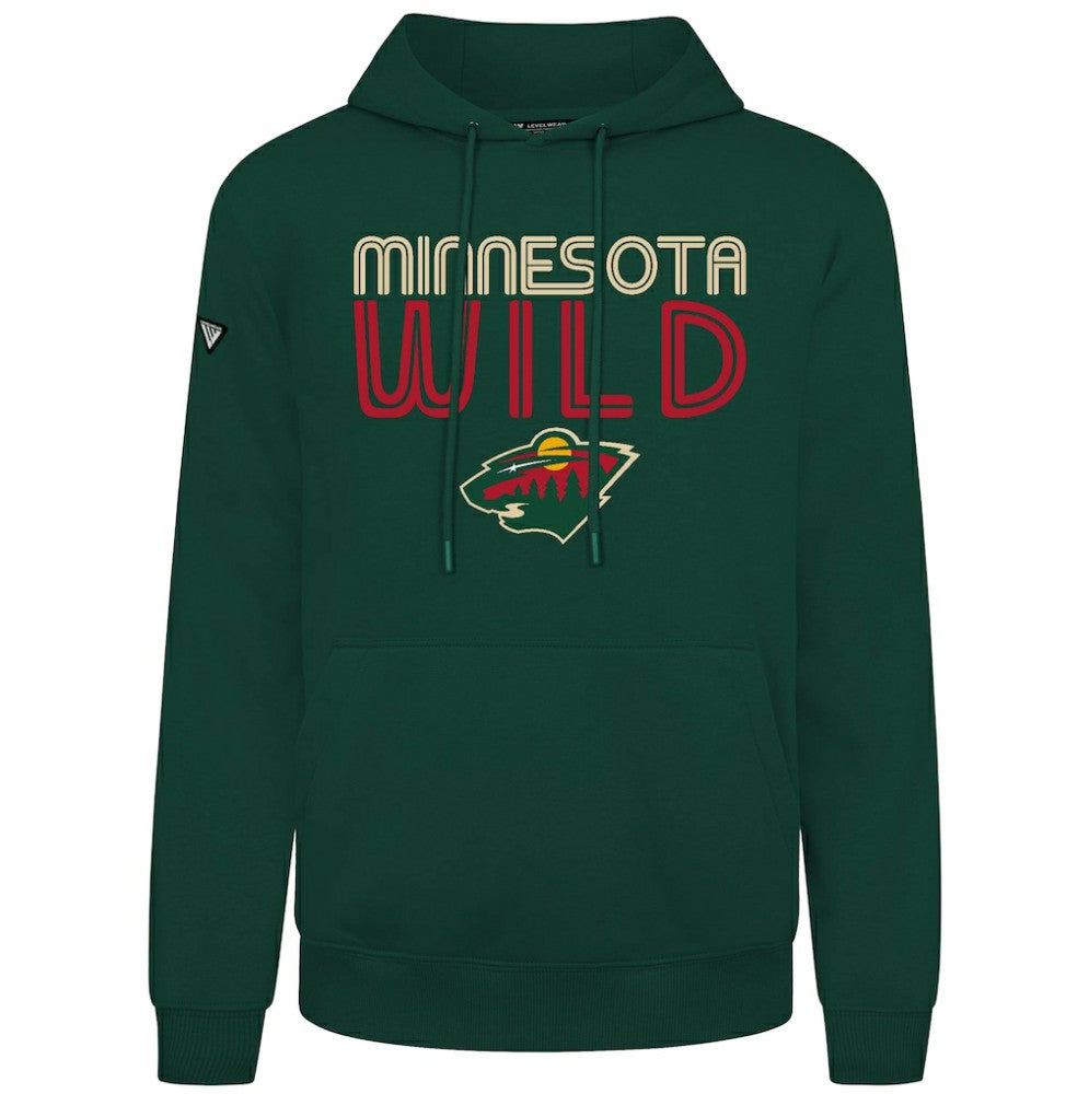 Minnesota Wild Levelwear Podium Lanes Hoodie - Green Hoodies