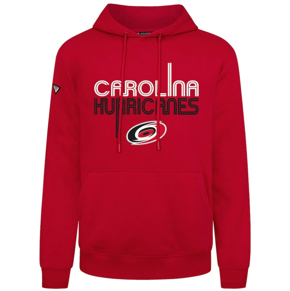 Carolina Hurricanes Levelwear Podium Lanes Hoodie - Red Hoodies