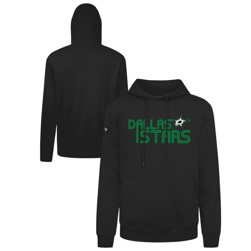 Dallas Stars Levelwear Podium Lanes Hoodie - Black Hoodies