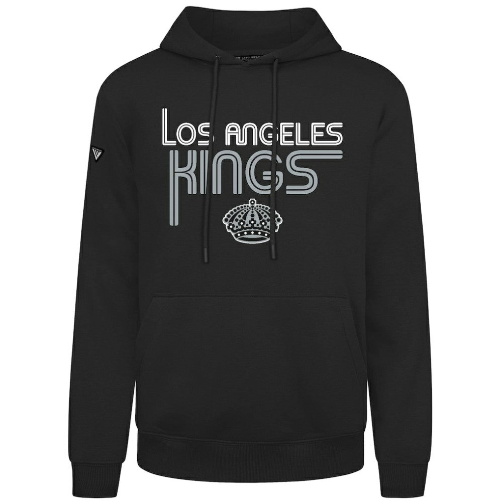 Los Angeles Kings Levelwear Podium Lanes Hoodie - Black Hoodies