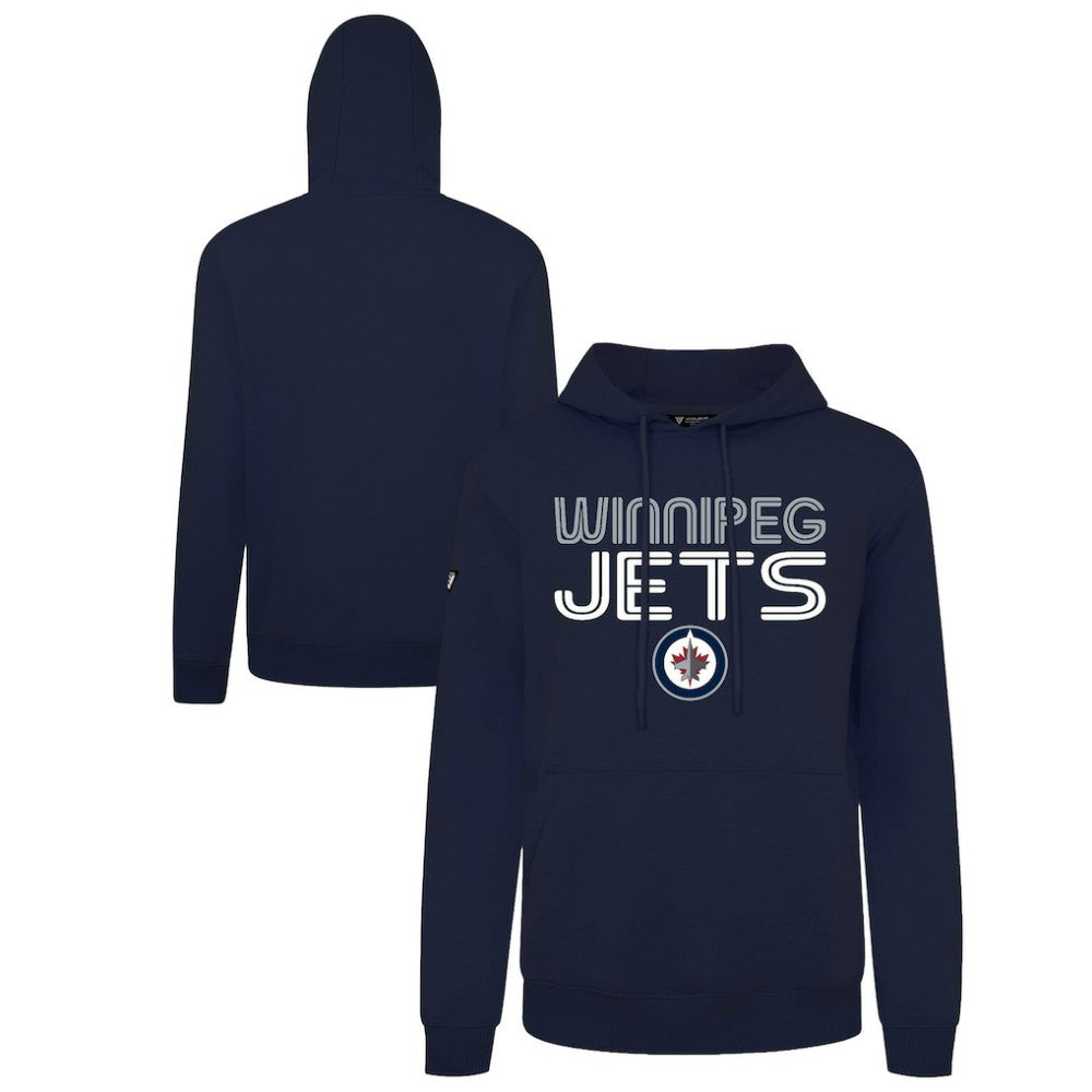 Winnipeg Jets Levelwear Podium Lanes Hoodie - Navy Hoodies