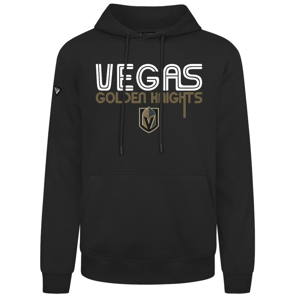 Vegas Golden Knights Levelwear Podium Lanes Hoodie - Black Hoodies