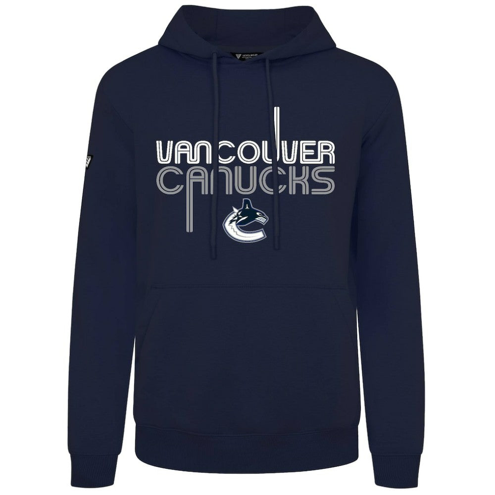 Vancouver Canucks Levelwear Podium Lanes Hoodie - Navy Hoodies