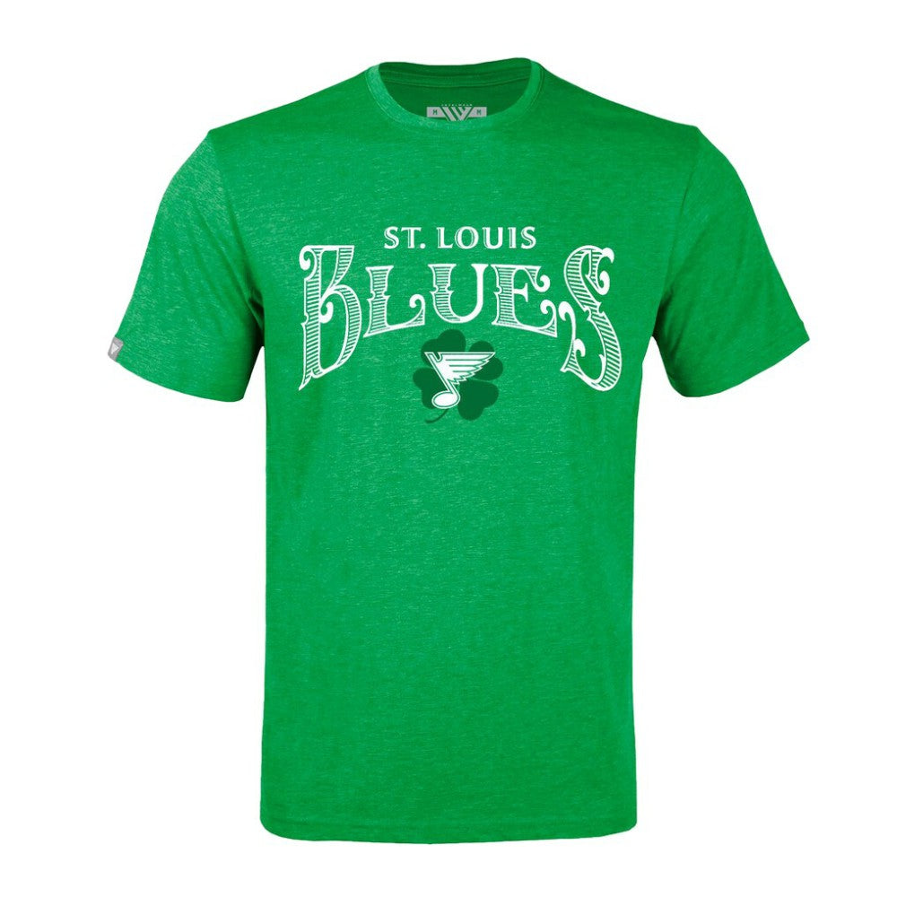 St. Louis Blues Levelwear St. Patrick's Day Richmond T-Shirt - Green T-shirts