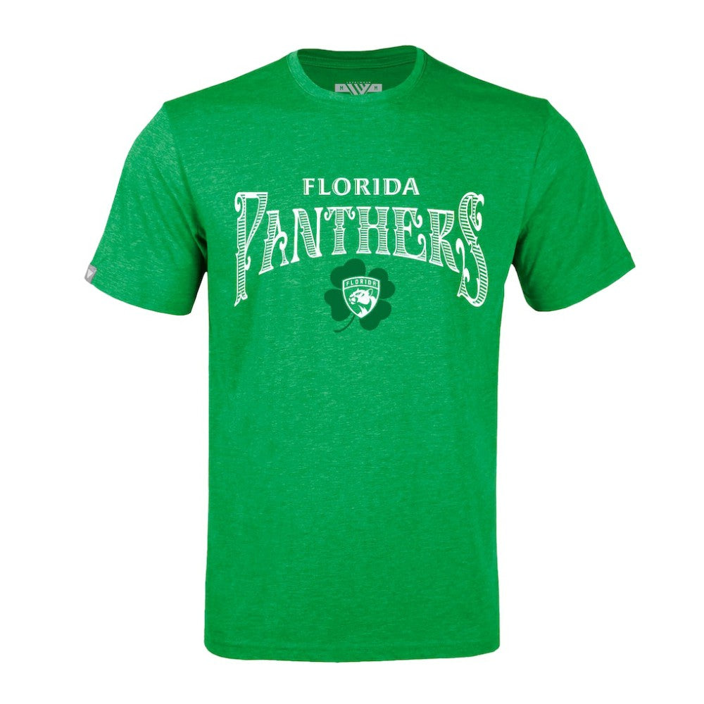 Florida Panthers Levelwear St. Patrick's Day Richmond T-Shirt - Green T-shirts