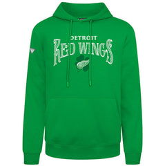 Detroit Red Wings Levelwear St. Patrick's Day Podium Hoodie - Green Hoodies