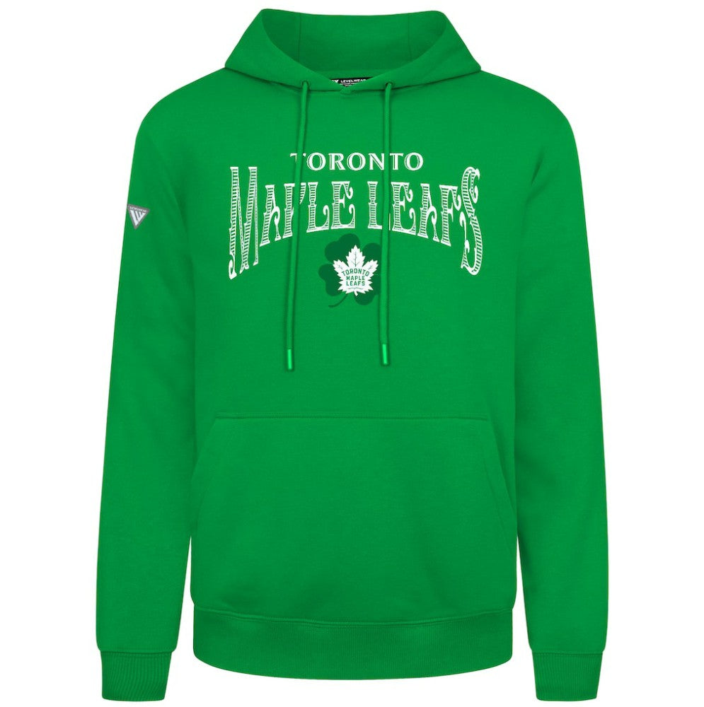Toronto Maple Leafs Levelwear St. Patrick's Day Podium Hoodie - Green Hoodies