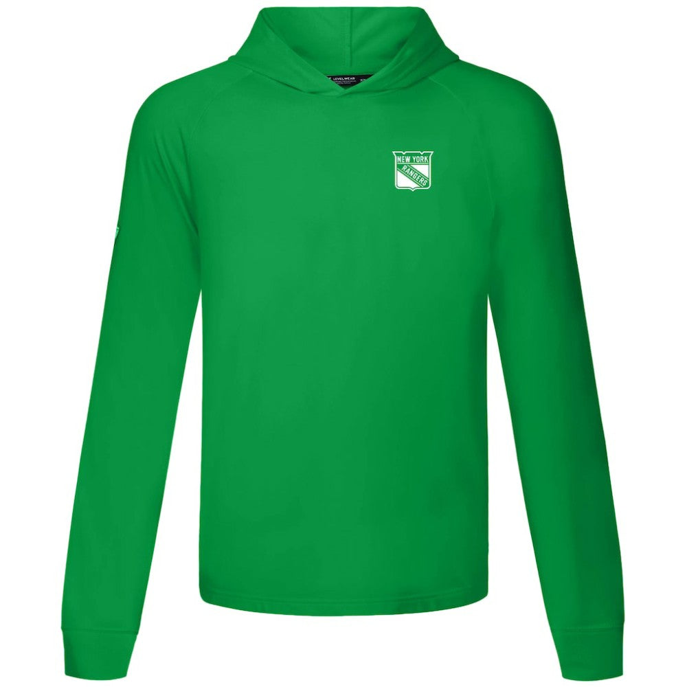 New York Rangers Levelwear St. Patrick's Day Dimension Hoodie - Green Hoodies