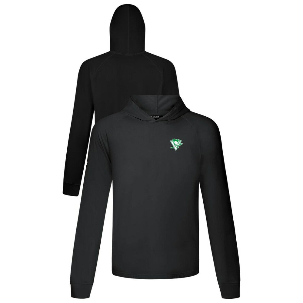 Pittsburgh Penguins Levelwear St. Patrick's Day Dimension Hoodie - Black Hoodies