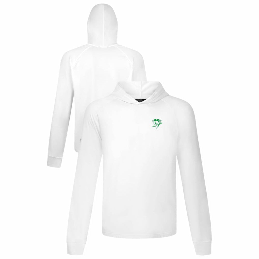 Pittsburgh Penguins Levelwear St. Patrick's Day Dimension Hoodie - White Hoodies