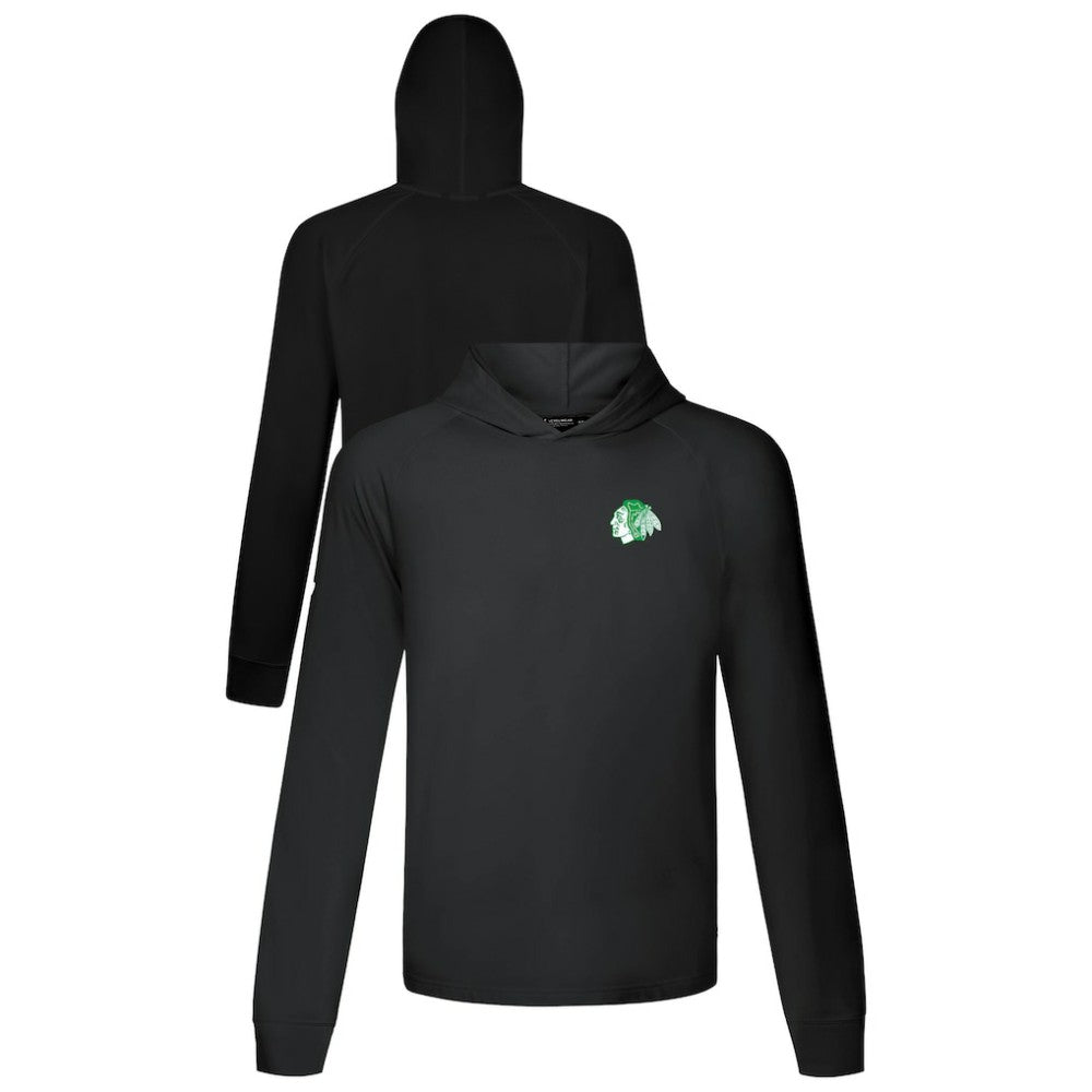 Chicago Blackhawks Levelwear St. Patrick's Day Dimension Hoodie - Black Hoodies