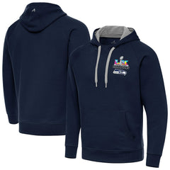 Seattle Seahawks Antigua Super Bowl LX Champions Victory Hoodie - College Navy sale