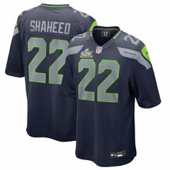 Rashid Shaheed Seattle Seahawks Super Bowl LX Patch Game Jersey - College Navy outlet