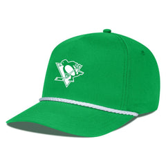 Pittsburgh Penguins Levelwear St. Patrick's Day Gambit Rope Adjustable Hat - Kelly Green Hats