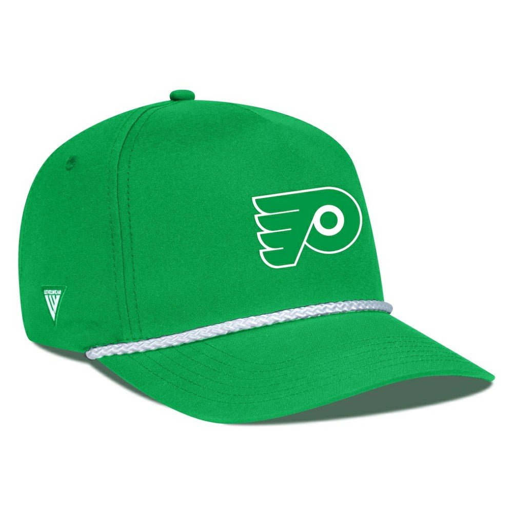 Philadelphia Flyers Levelwear St. Patrick's Day Gambit Rope Adjustable Hat - Kelly Green Hats