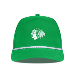 Chicago Blackhawks Levelwear St. Patrick's Day Gambit Rope Adjustable Hat - Kelly Green Hats