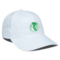 Chicago Blackhawks Levelwear Matrix Patch Adjustable Hat - White Hats
