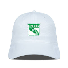 New York Rangers Levelwear Matrix Patch Adjustable Hat - White Hats